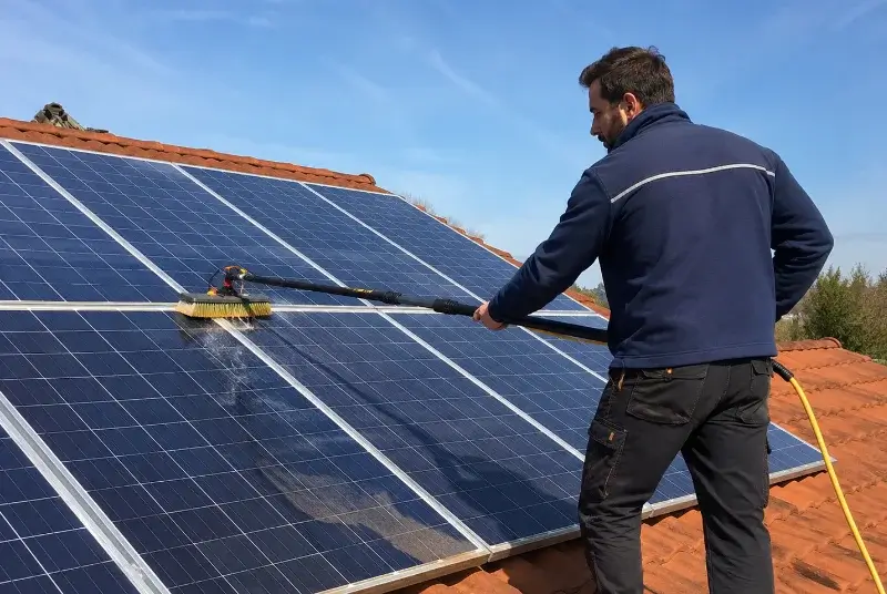 Nettoyage et entretien de panneaux solaires à Condat-sur-Trincou